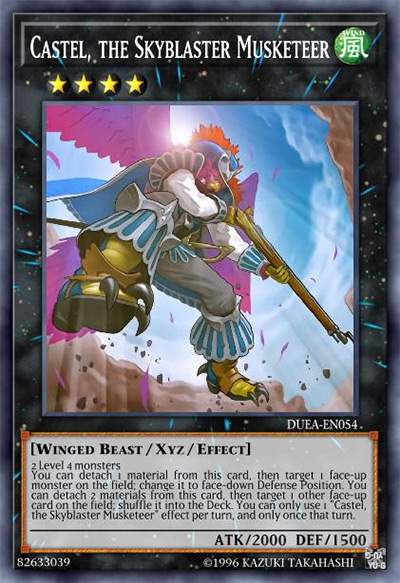 Castel the Skyblaster Musketeer Yu-Gi-Oh Card