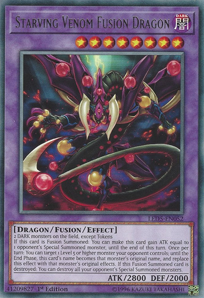 Starving Venom Fusion Dragon YGO Card