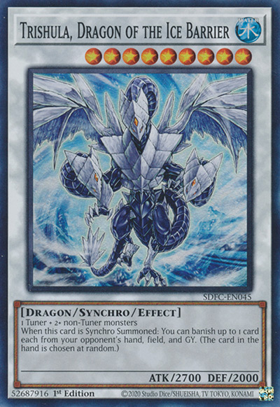 Trishula, Dragon of the Ice Barrier Yu-Gi-Oh Card