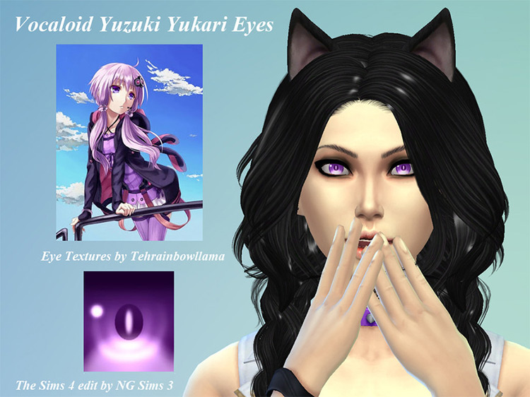 Yuzuki Yukari Eyes / TS4 CC