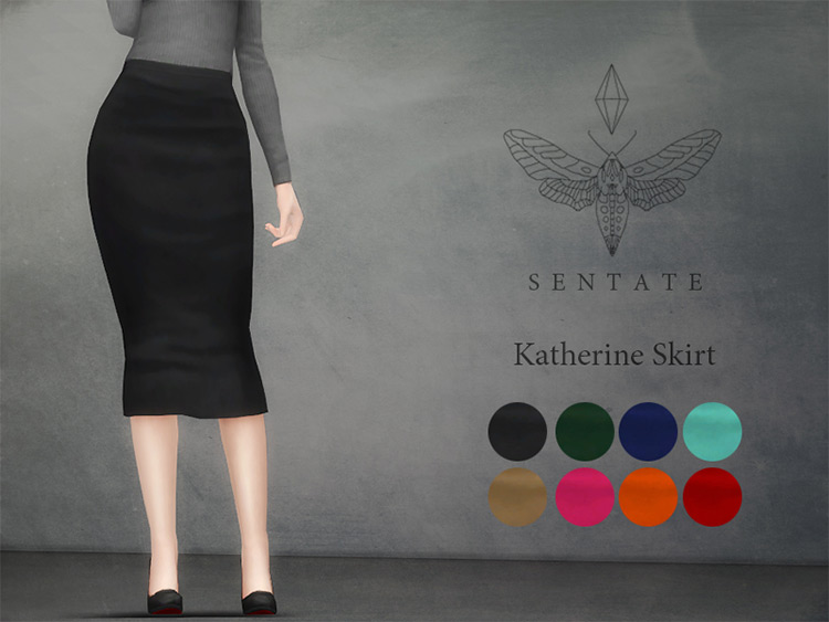 Katherine Skirt For Girls / Sims 4 CC