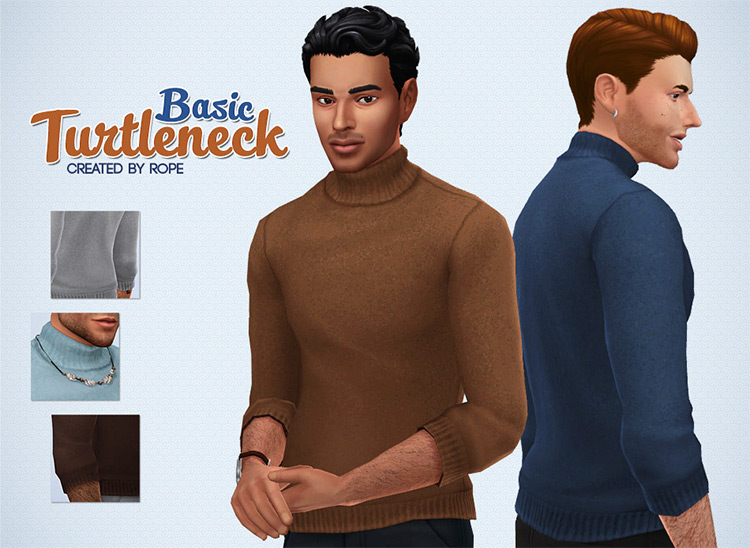 Basic Turtleneck / Sims 4 CC