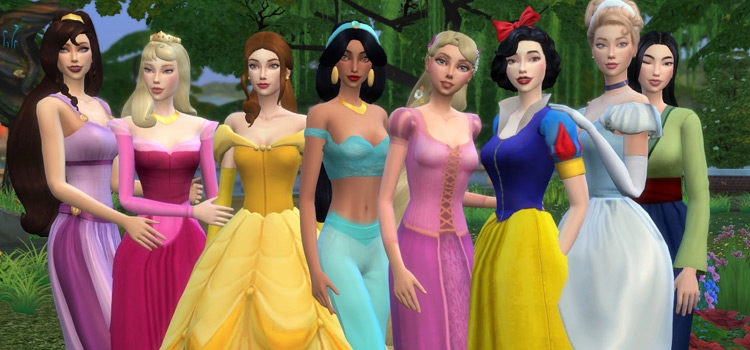 Sims 4 Princess Dress CC (Children + Adults)