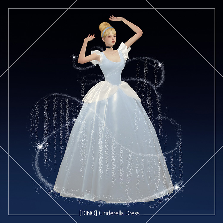 Cinderella Dress / Sims 4 CC