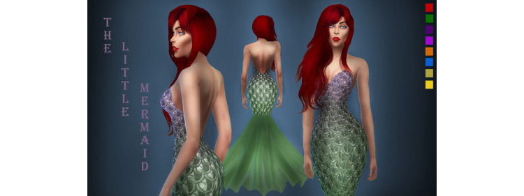 Fairytale Dress / Sims 4 CC