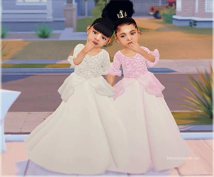 Elegant Princess Dress / TS4 CC