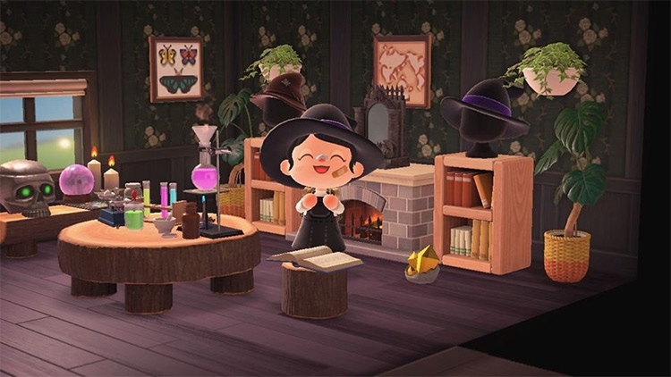 Witch & Alchemist Lab Interior สำหรับ ACNH