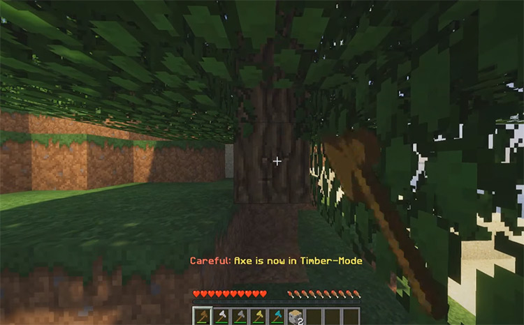 Timber Trees Mod for Minecraft