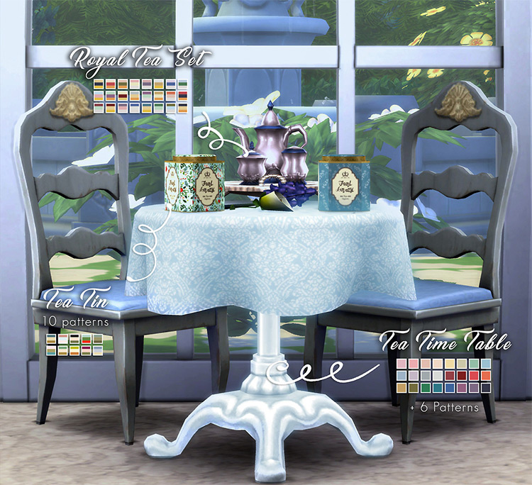 Sims 4 Tea Sets   Tea Themed CC  All Free    FandomSpot - 44