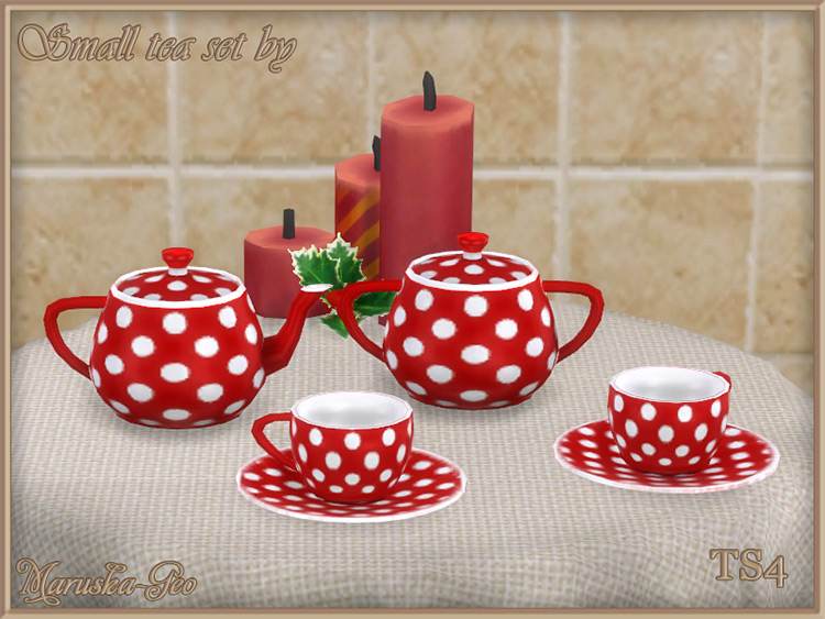 Sims 4 Tea Sets   Tea Themed CC  All Free    FandomSpot - 68