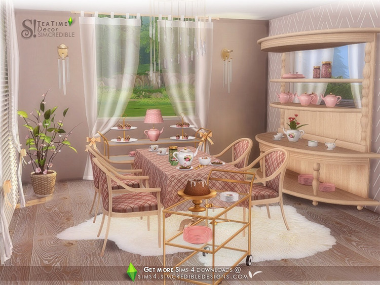 Sims 4 Tea Sets   Tea Themed CC  All Free    FandomSpot - 39