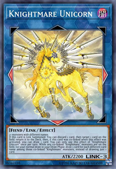 Knightmare Unicorn Yu-Gi-Oh Card