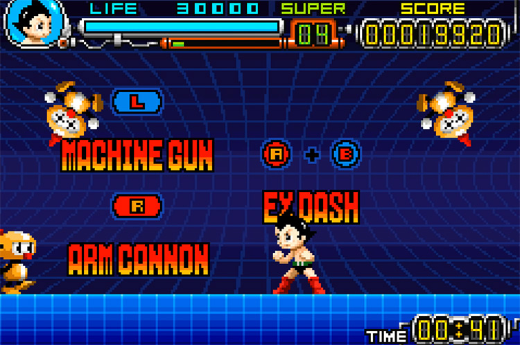 Astro Boy: Omega Factor / GBA gameplay