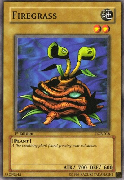 Firegrass Yu-Gi-Oh Card