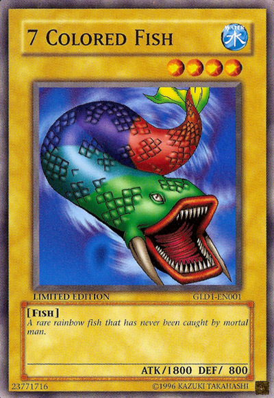 7 Colored Fish YGO Card