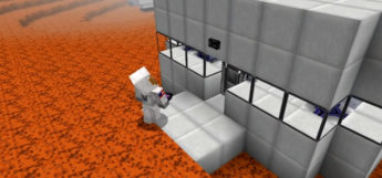 Minecraft Astronaut Skin on Mars
