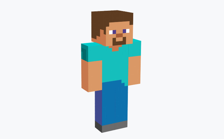 Basic Plastic-looking Steve / Minecraft Skin