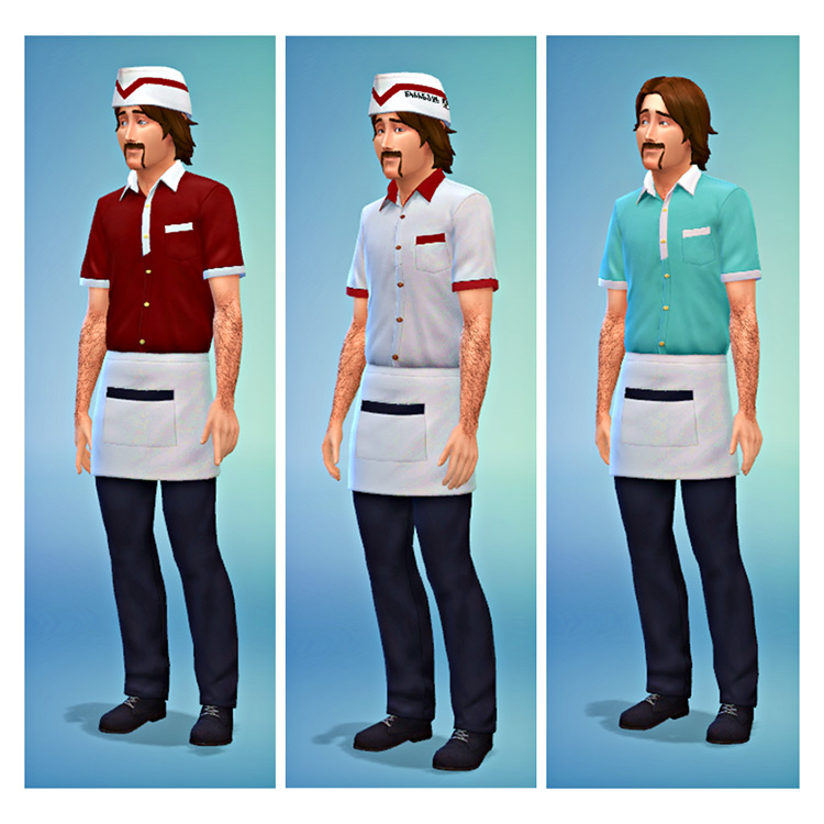 The Sims 4  Best Waiter   Waitress CC  All Free    FandomSpot - 79