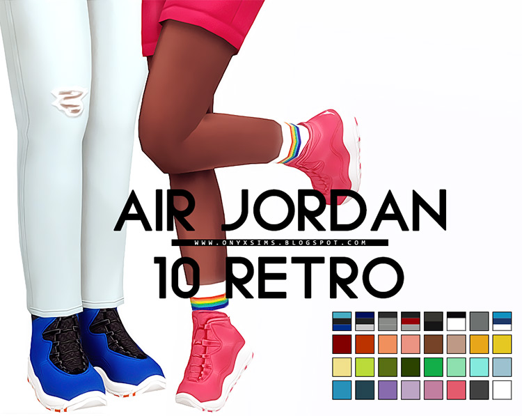 Sims 4 Air Jordans Sneakers Cc The Ultimate Collection Fandomspot ...