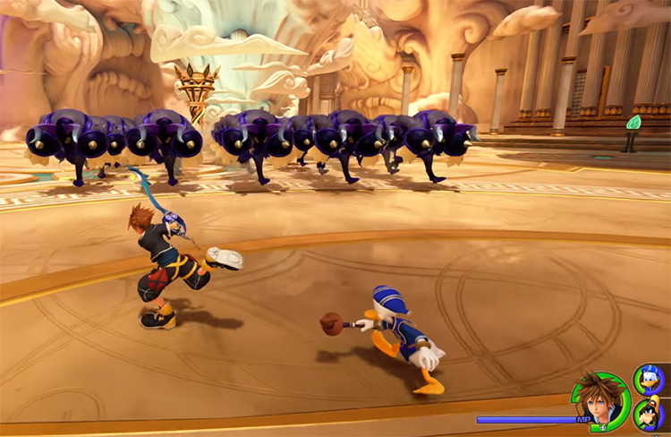 Battle Gate #1 Fight in KH3