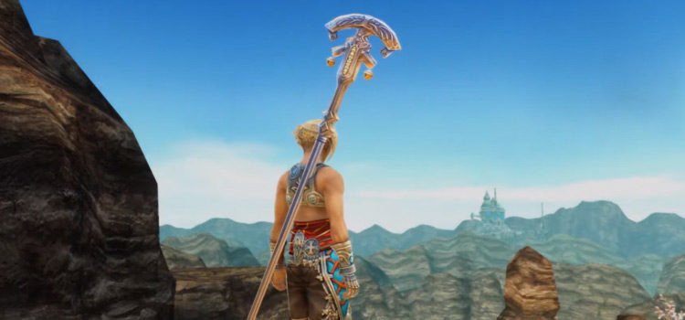 Vaan White Mage with Rod in FFXII: The Zodiac Age