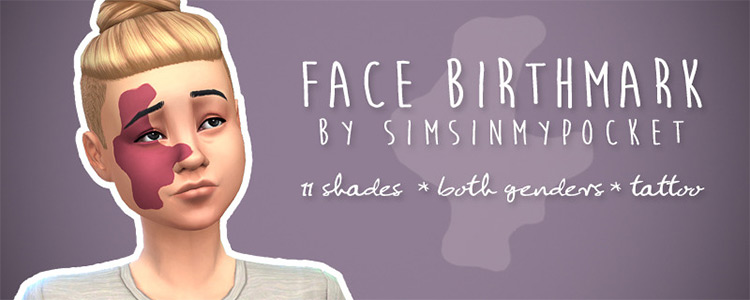 Face Birthmark / Sims 4 CC