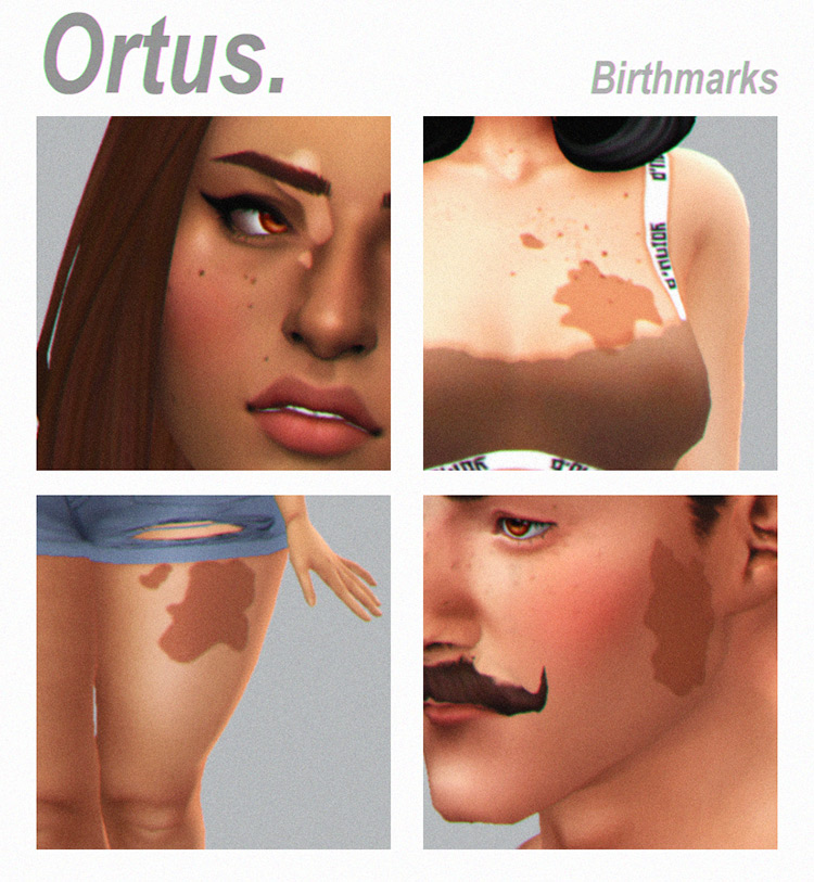 Ortus Birthmarks / TS4 CC
