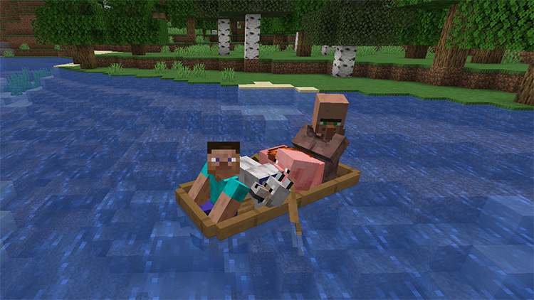 Extra Boats mod for Minecraft