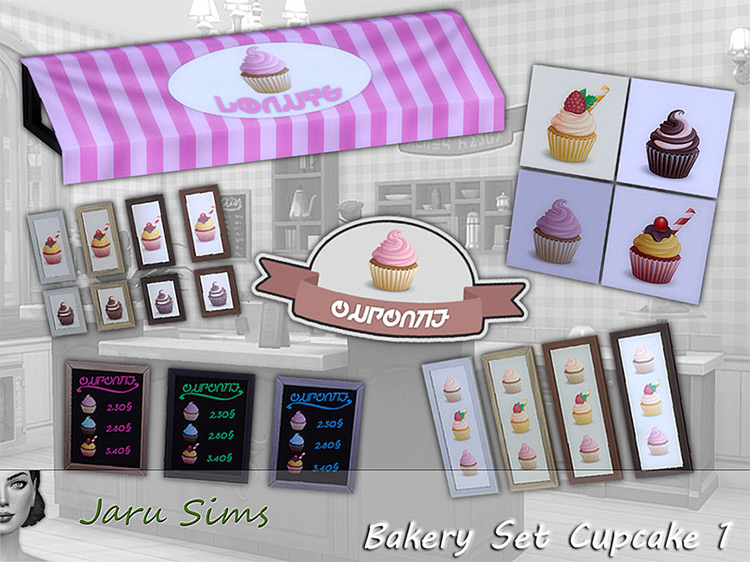 Bakery Cupcake Set / TS4 CC