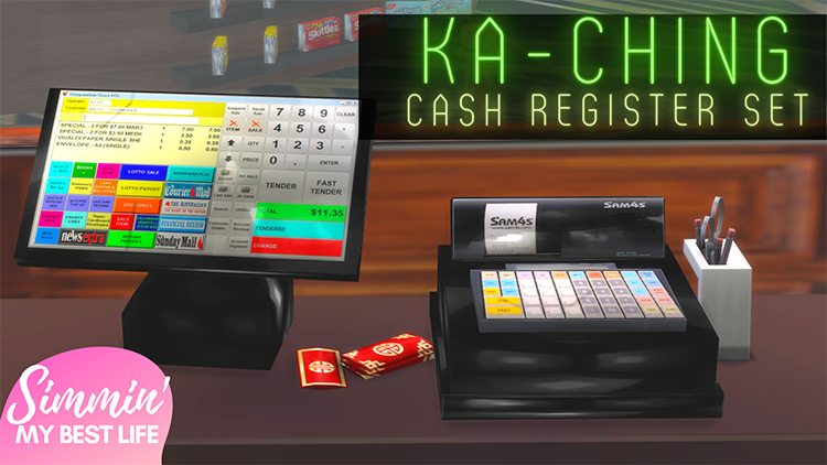 Ka-Ching Cash Register Set / TS4 CC