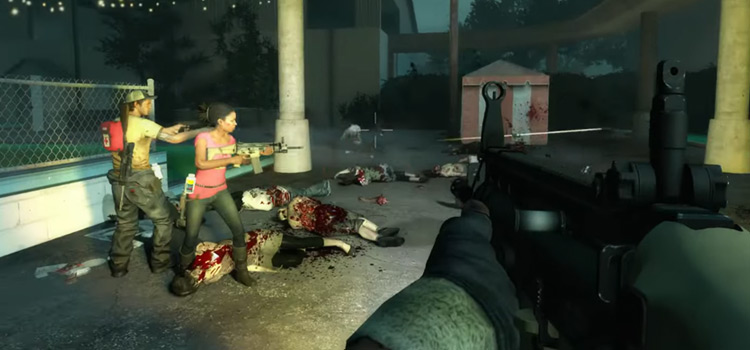 Left 4 Dead 2 Xbox 360 gameplay