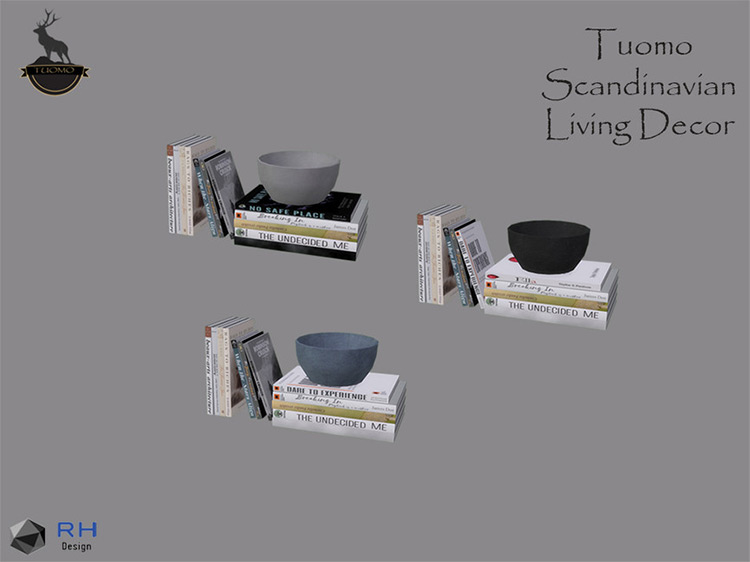 Tuomo Bookcase Clutter / Sims 4 CC