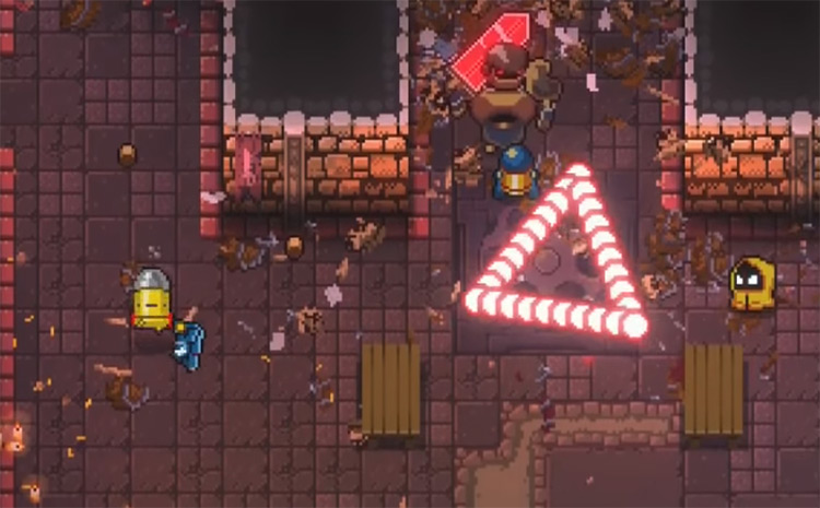 Playing as The Bullet in Gungeon
