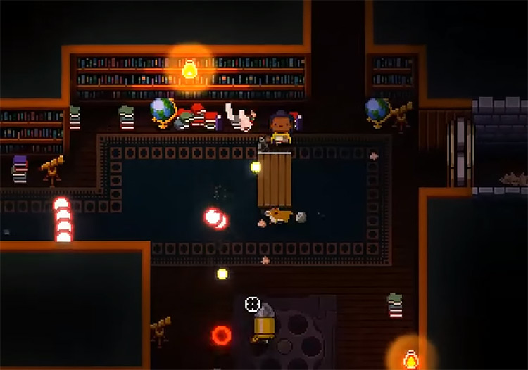 Playing as The Hunter in Gungeon