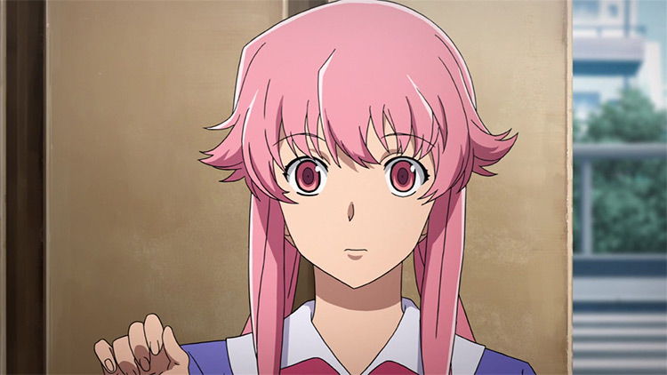 Yuno Gasai in Mirai Nikki anime