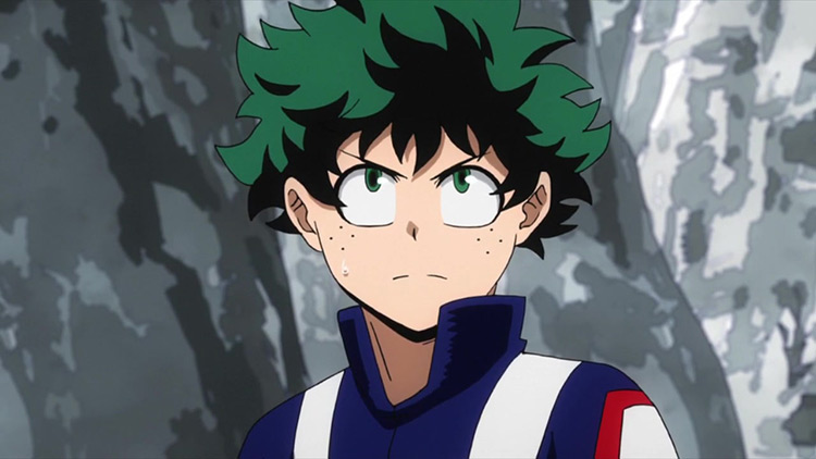 Izuku Midoriya in My Hero Academia anime