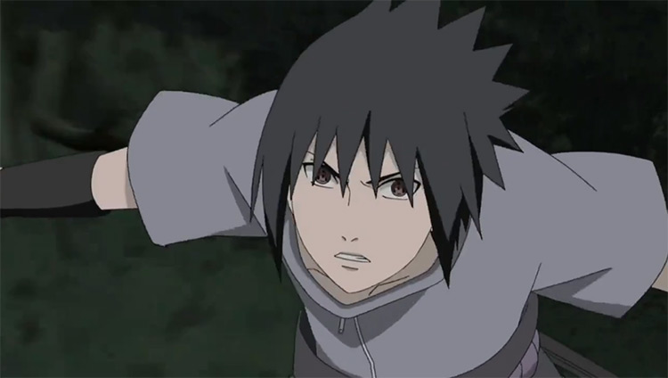 Sasuke Uchiha in Naruto: Shippuden anime