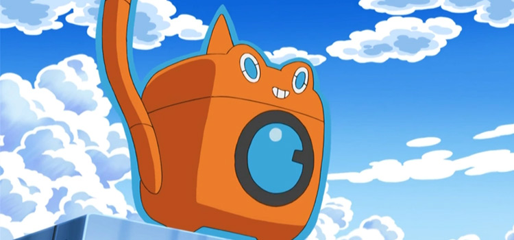Rotom Washing Machine in the Pokemon Anime