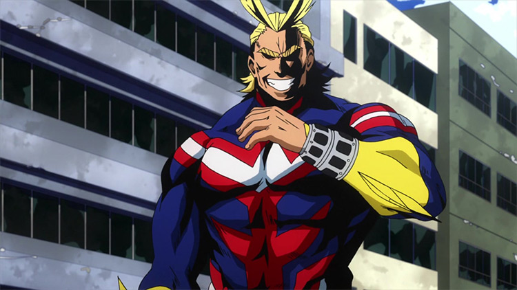 All Might in My Hero Academia anime