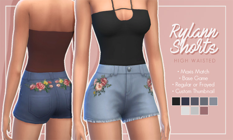 Rylann Shorts / Sims 4 CC