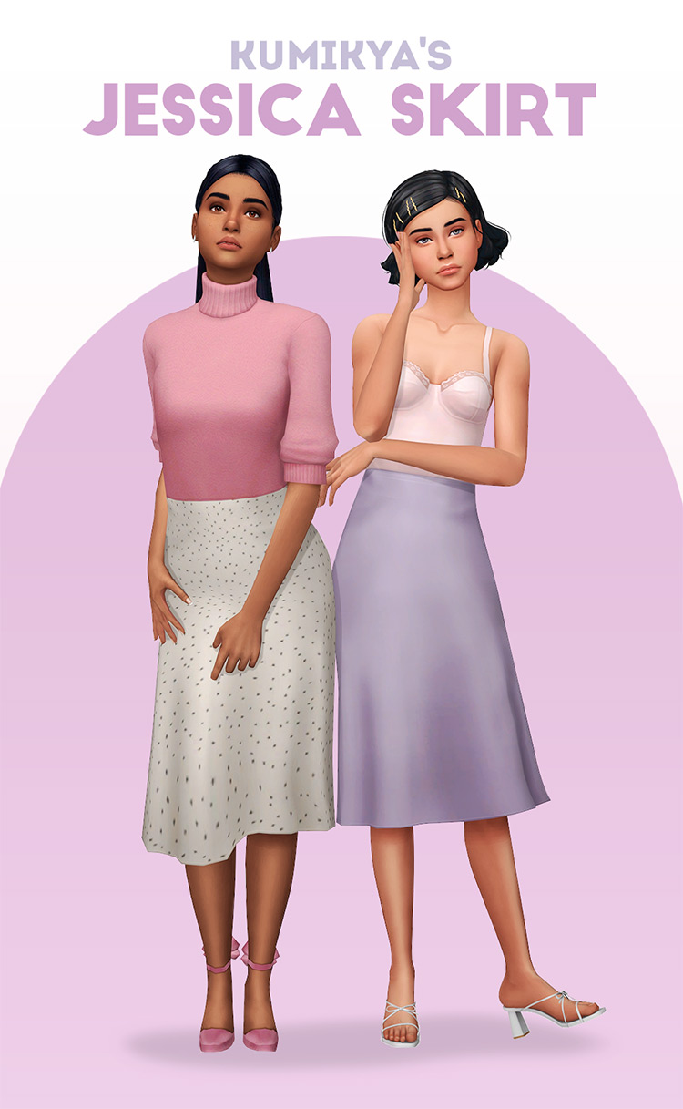Jessica Skirt CC for The Sims 4