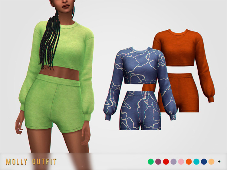 Molly Outfit / Sims 4 CC
