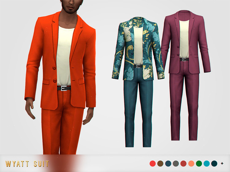 Wyatt Suit CC for The Sims 4