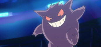 Gengar happy from anime
