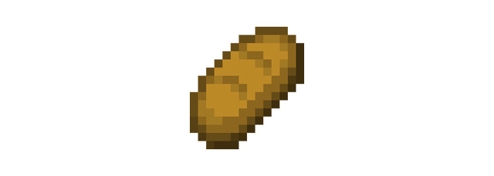 Bread food in Minecraft