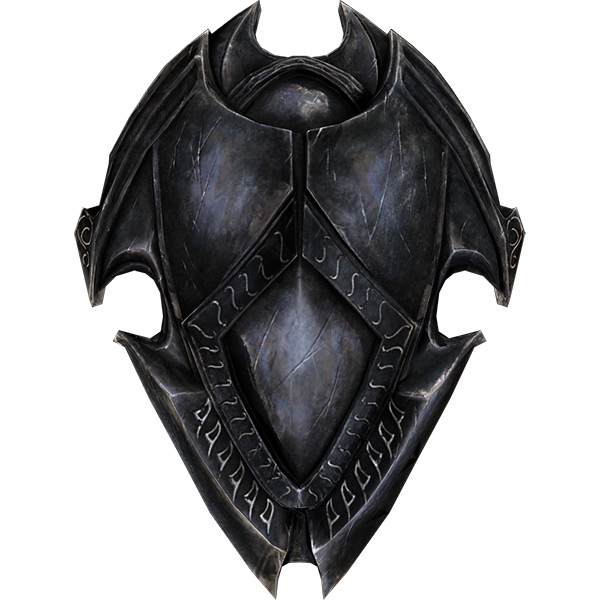 Ebony Shield from Skyrim