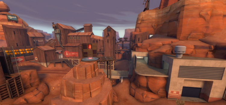 Badlands map in Team Fortress 2