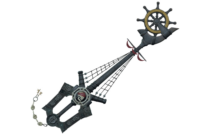 Wheel of Fate Pirates Keyblade in KH3