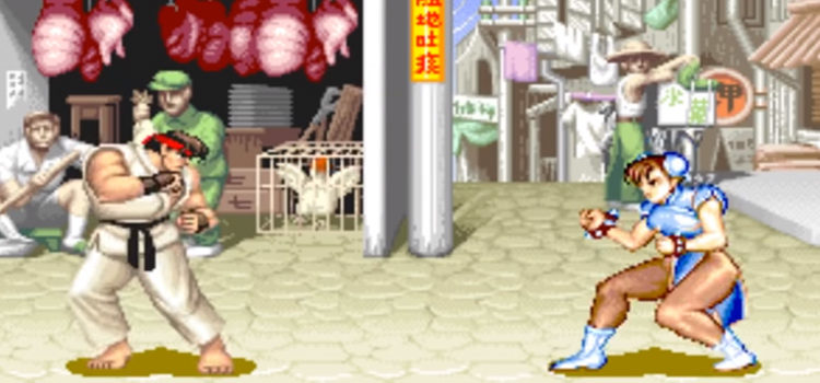 Battle in Street Fighter 2