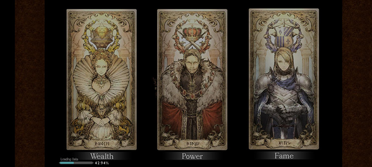 The Three Paths (Wealth, Power, & Fame) / Octopath Traveler: COTC